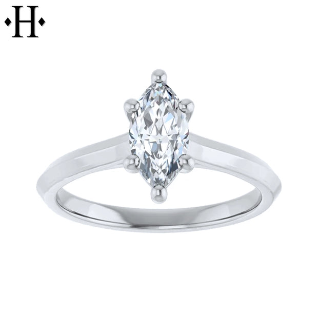0.70ctw Marquise Cut Lab Grown Diamond Ring