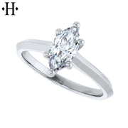 0.70ctw Marquise Cut Lab Grown Diamond Ring
