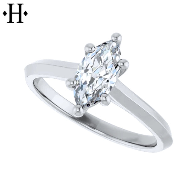 0.70ctw Marquise Cut Lab Grown Diamond Ring
