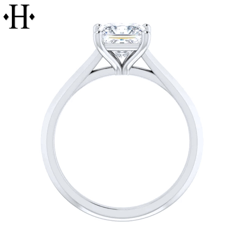 1.01ctw Internally Flawless Princess Cut Lab Grown Diamond Ring
