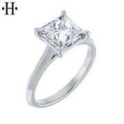 0.75ctr-2.00ctr Princess Cut Lab Grown Diamond Ring