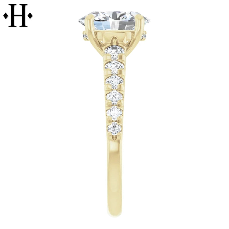 2.07ctw Oval Cut Lab Grown Diamond Ring