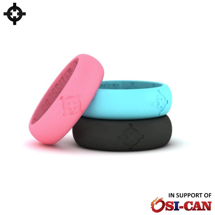 Silicone Wedding Rings (3-Pack)