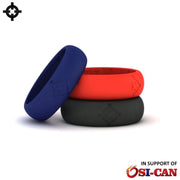 Silicone Wedding Rings (3-Pack)