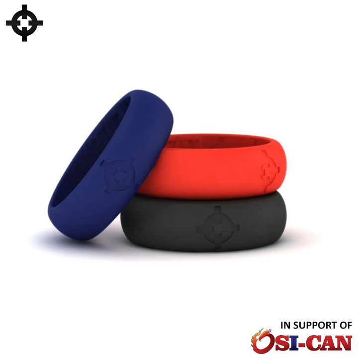 Silicone Wedding Rings (3-Pack)