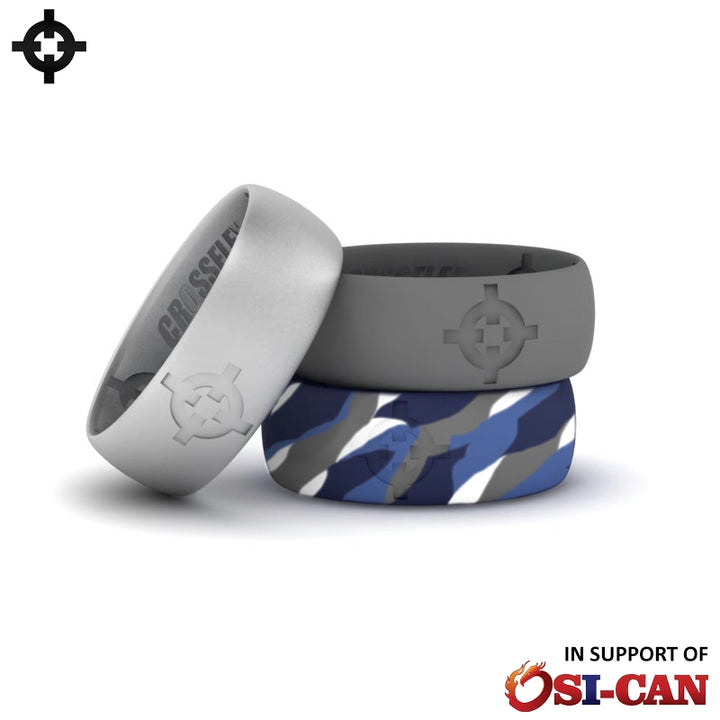Silicone Wedding Rings (3-Pack)
