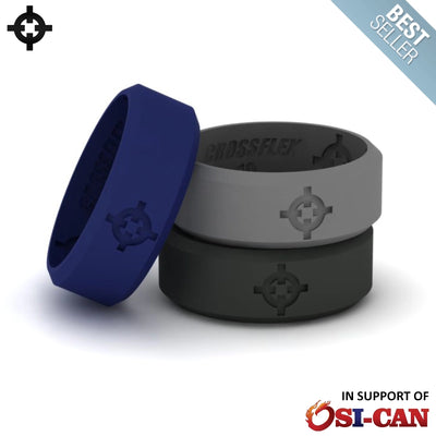 Silicone Wedding Rings (3-Pack)