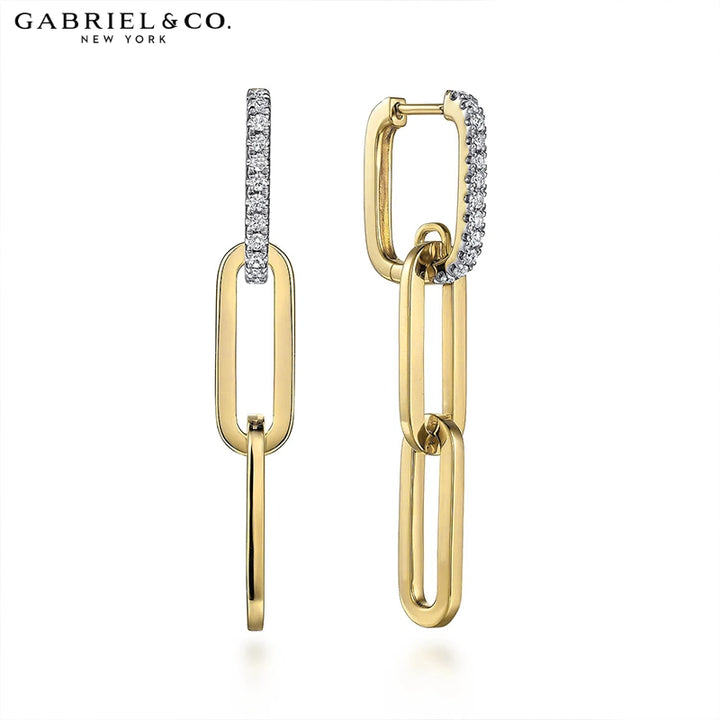 Natural Diamond Drop Earrings