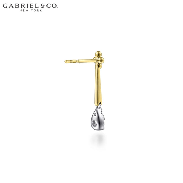 Natural Diamond Drop Earrings