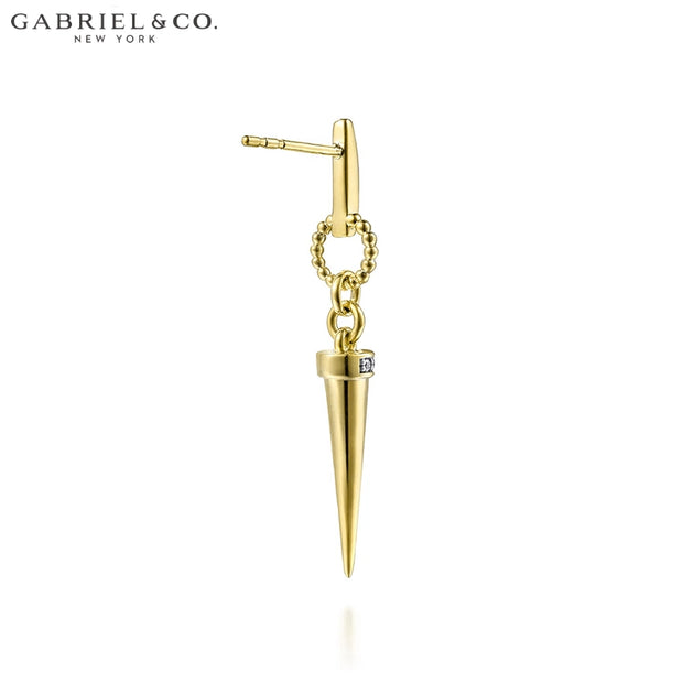 Natural Diamond Drop Earrings