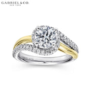 0.75ctr-1.25 Round Cut Lab Grown Diamond Ring
