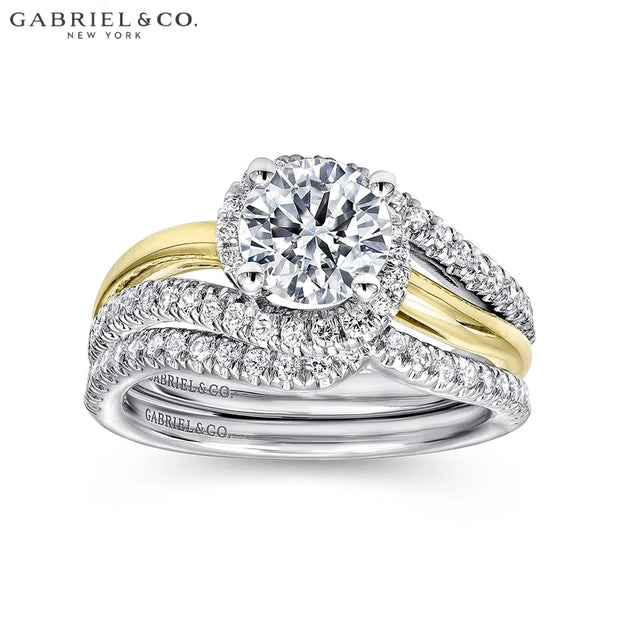 0.75ctr-1.25 Round Cut Lab Grown Diamond Ring