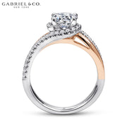 0.75ctr-1.25 Round Cut Lab Grown Diamond Ring