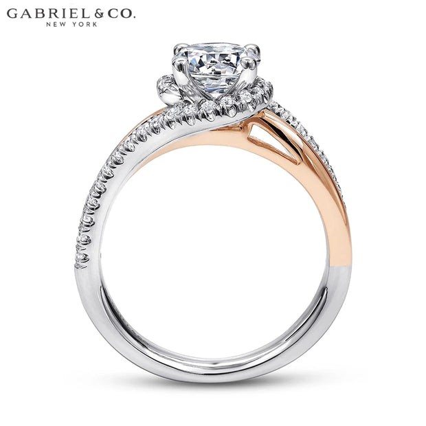0.75ctr-1.25 Round Cut Lab Grown Diamond Ring