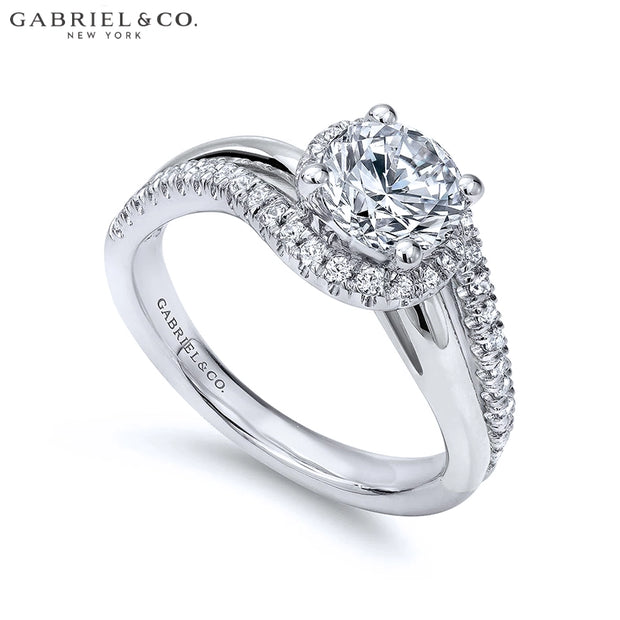 0.75ctr-1.25 Round Cut Lab Grown Diamond Ring