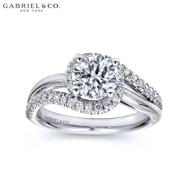 0.75ctr-1.25 Round Cut Lab Grown Diamond Ring