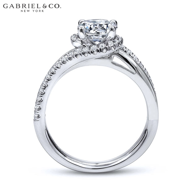 0.75ctr-1.25 Round Cut Lab Grown Diamond Ring
