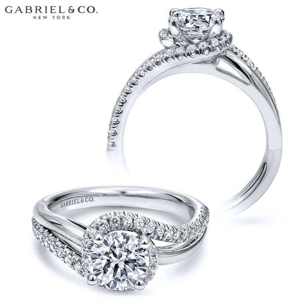 0.75ctr-1.25 Round Cut Lab Grown Diamond Ring