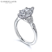 0.75ctr-3.00ctr Marquise Cut Diamond Customizable Ring