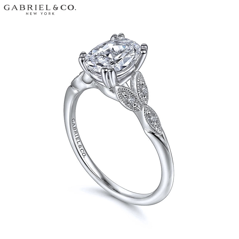2.20ctw Oval Cut Lab Grown Diamond Ring
