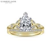 1.67ctw Pear Cut Lab Grown Diamond Ring