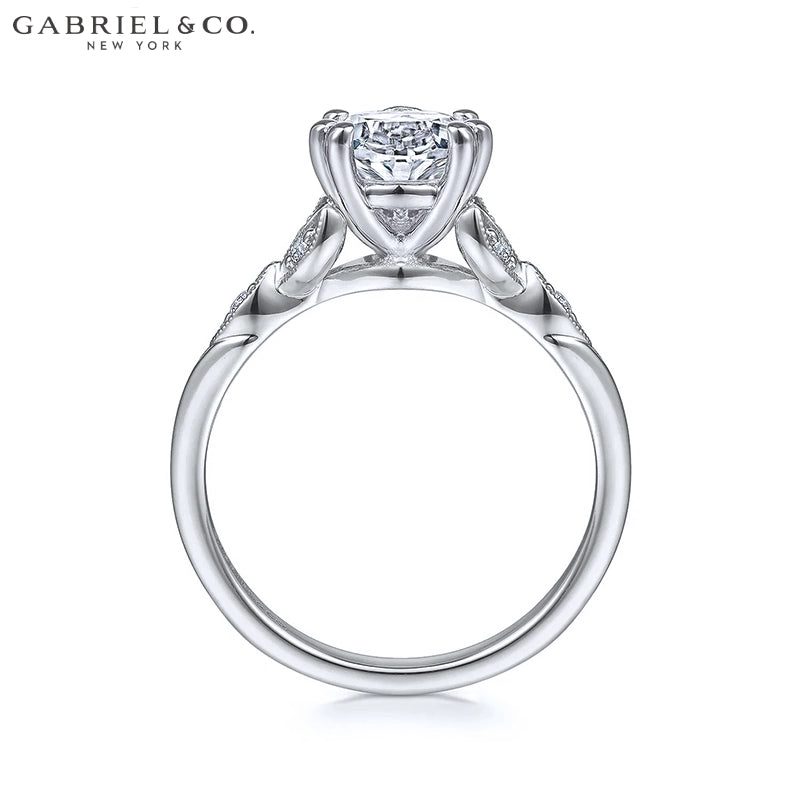 1.00ctr-2.00ctr Pear Cut Natural Diamond Ring