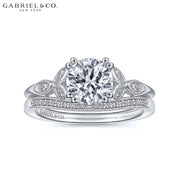 1.11ctw Round Cut Lab Grown Diamond Ring