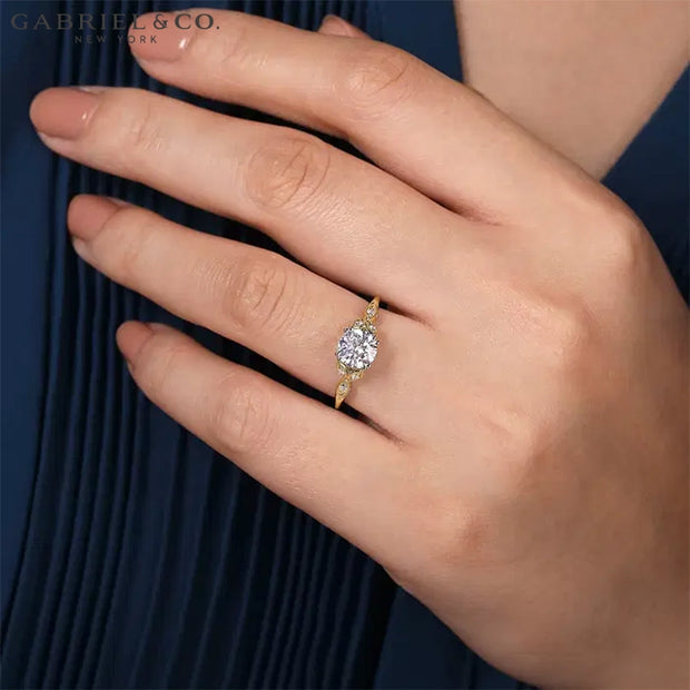 1.60ctw Round Cut Lab Grown Diamond Ring