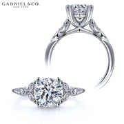 1.65ctw Round Cut Lab Grown Diamond Ring