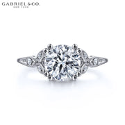 1.65ctw Round Cut Lab Grown Diamond Ring