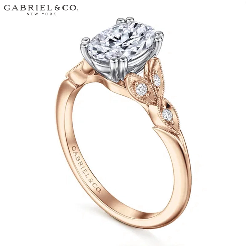 1.00ctr-2.50ctr Oval Cut Lab Grown Diamond Ring Tailor Made