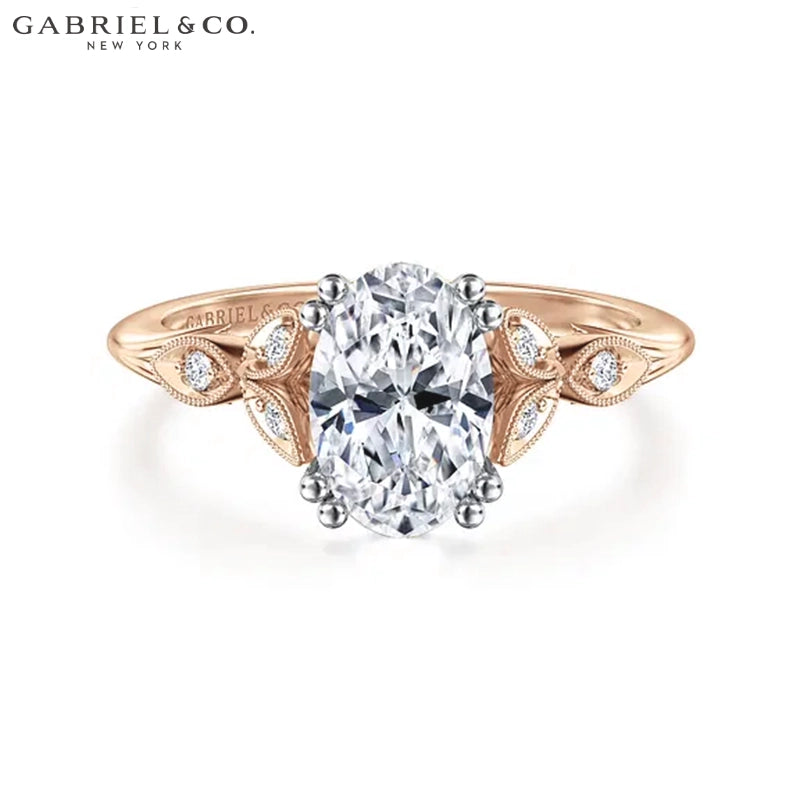 1.00ctr-2.50ctr Oval Cut Lab Grown Diamond Ring Tailor Made