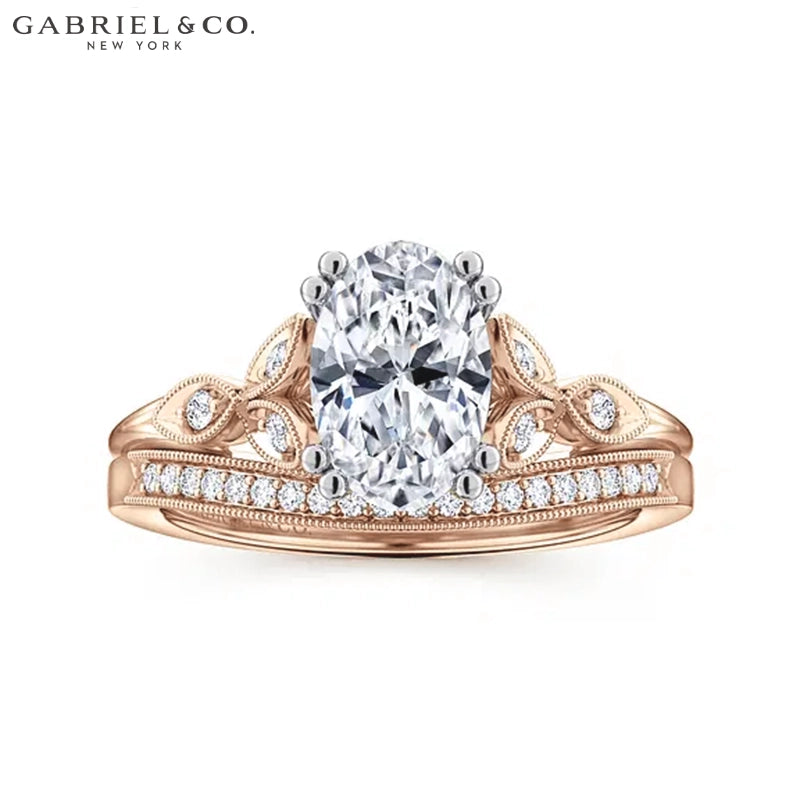 1.00ctr-2.50ctr Oval Cut Lab Grown Diamond Ring Tailor Made