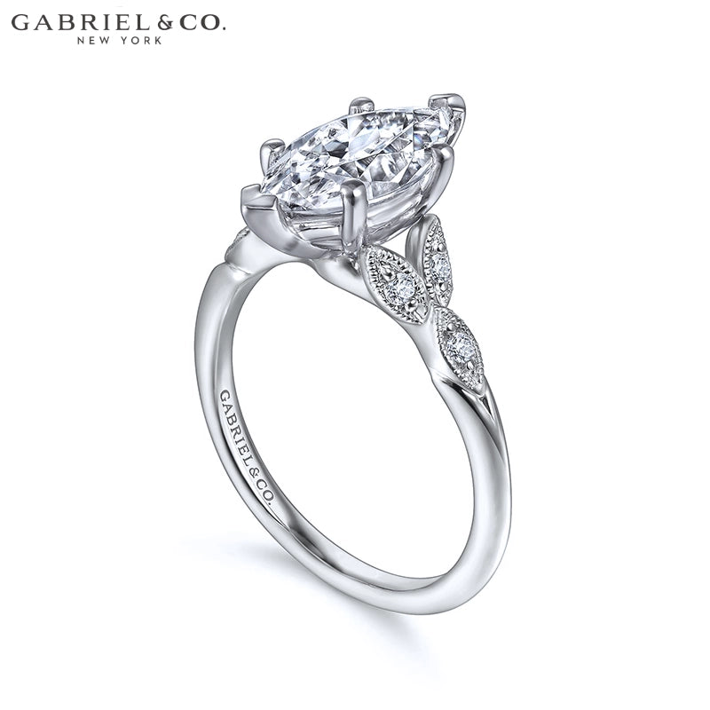 1.00ctr-2.50ctr Marquise Cut Lab Grown Diamond Ring