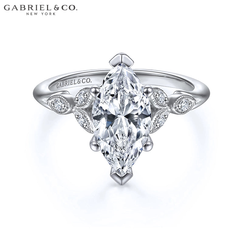 1.64ctw Marquise Cut Lab Grown Diamond Ring