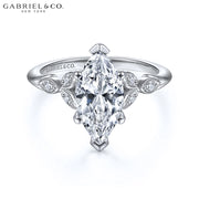 1.64ctw Marquise Cut Lab Grown Diamond Ring