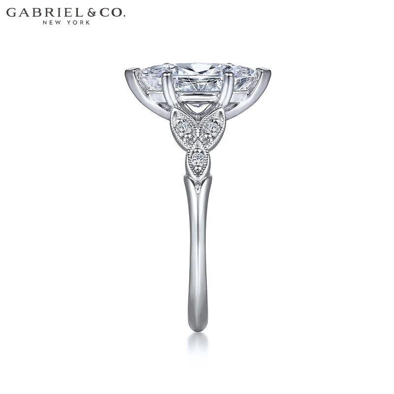 1.00ctr-2.50ctr Marquise Cut Lab Grown Diamond Ring