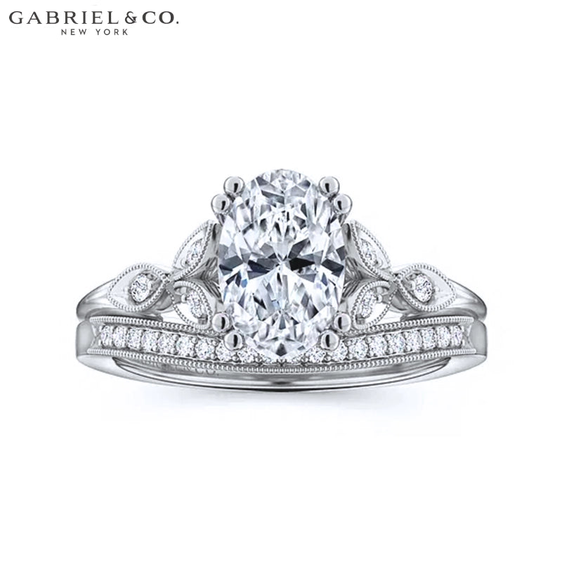 1.00ctr-2.50ctr Oval Cut Lab Grown Diamond Ring Tailor Made
