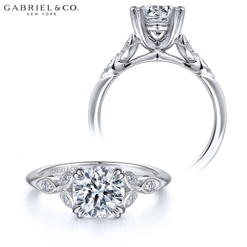 1.00ctr-2.50ctr Round Cut Lab Grown Diamond Ring Tailor Made