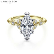 1.60ctw Marquise Cut Lab Grown Diamond Ring