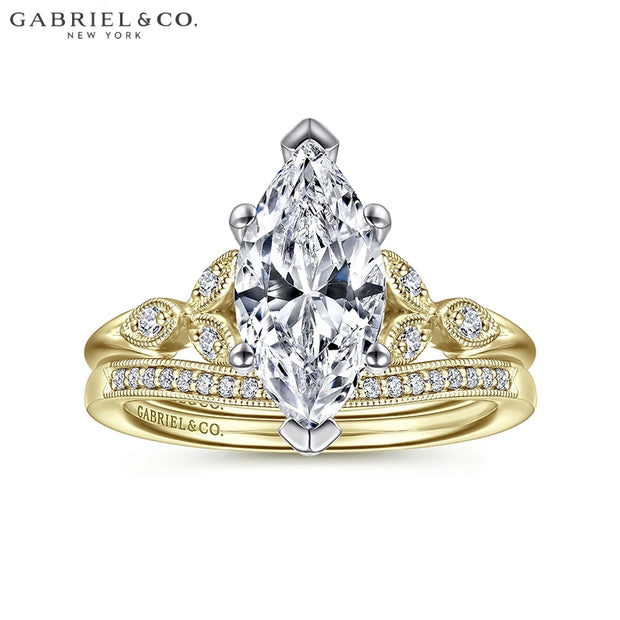 1.60ctw Marquise Cut Lab Grown Diamond Ring