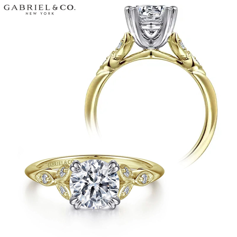 1.00ctr-2.00ctr Round Cut Natural Diamond Ring Tailor Made