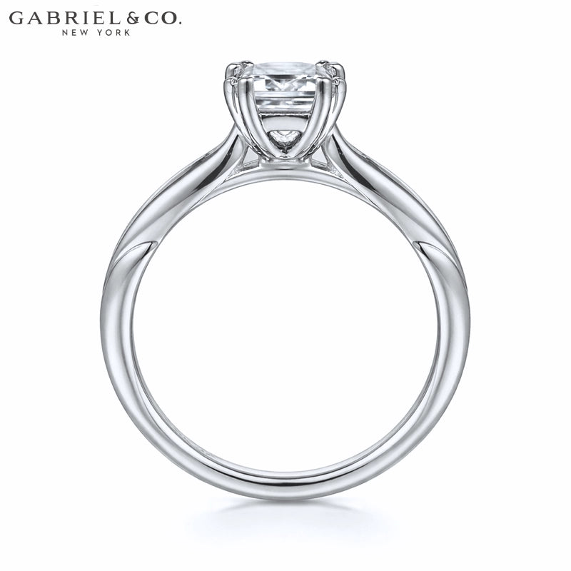 1.00ctr-2.00ctr Emerald Cut Lab Grown Diamond Ring