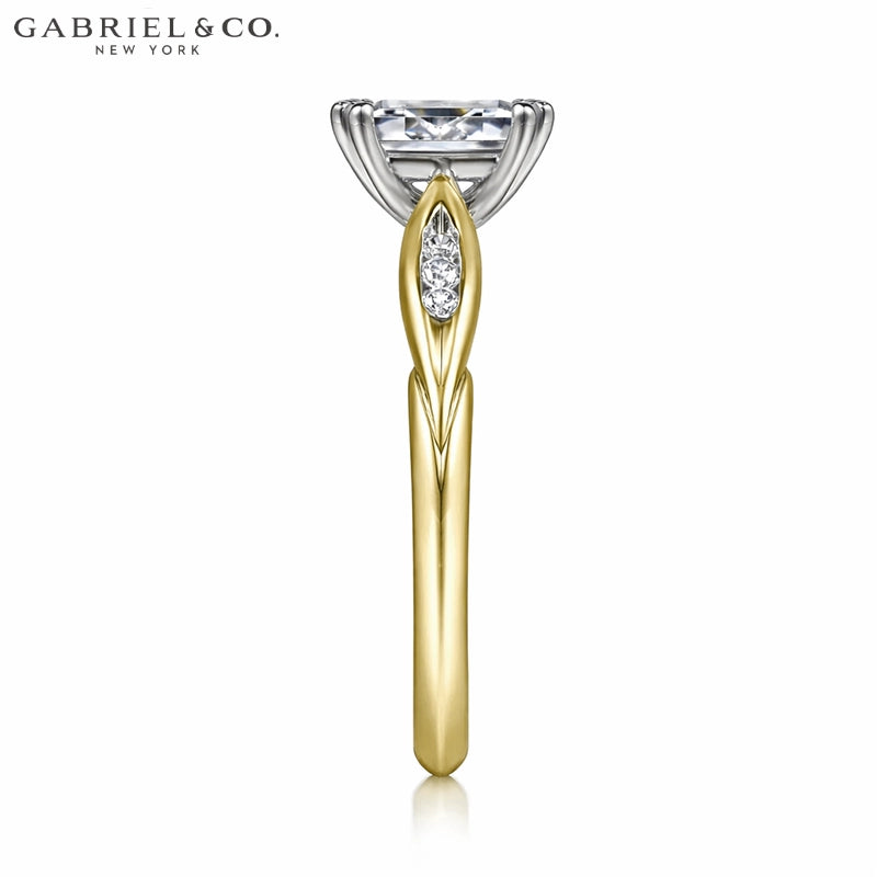 1.00ctr-2.00ctr Emerald Cut Lab Grown Diamond Ring
