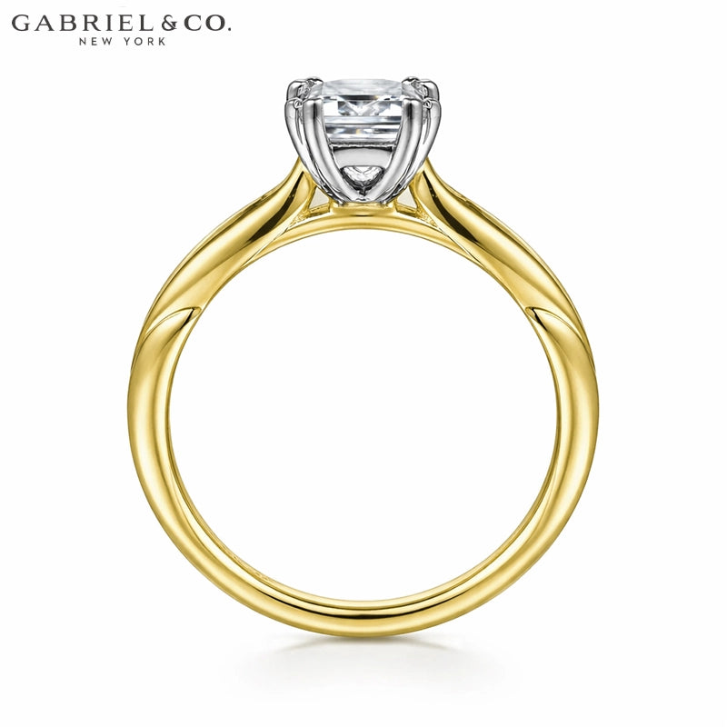 1.00ctr-2.00ctr Emerald Cut Lab Grown Diamond Ring