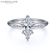 1.15ctw Marquise Cut Lab Grown Diamond Ring