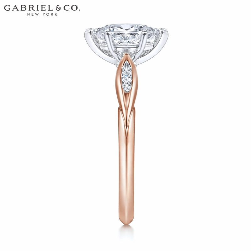 1.00ctr-2.00ctr Marquise Cut Lab Grown Diamond Ring