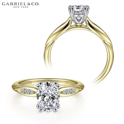 1.14ctw Oval Cut Lab Grown Diamond Ring