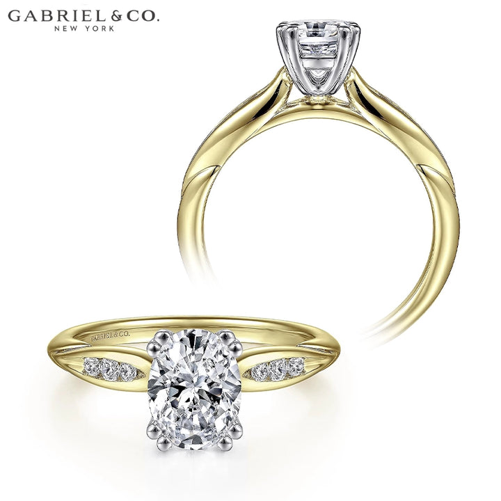 1.14ctw Oval Cut Lab Grown Diamond Ring