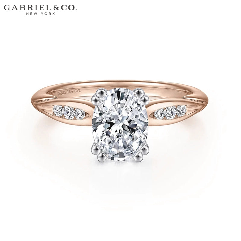 1.00ctr-2.00ctr Oval Cut Lab Grown Diamond Ring Tailor Made